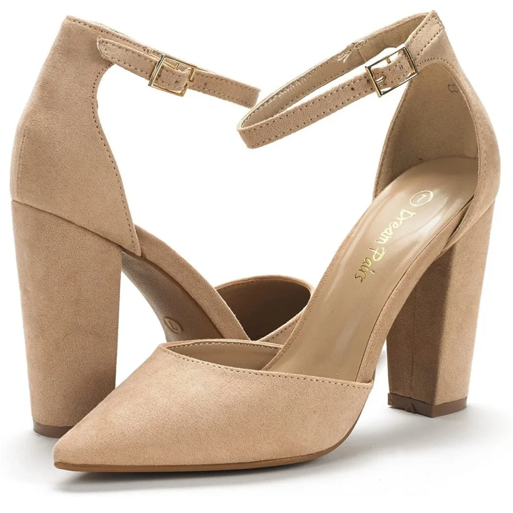 ⭐️⭐️DREAM PAIRS Women's Coco Pointed Toe High Heels Pump Shoes Women’s size 7 - Picture 2 of 5